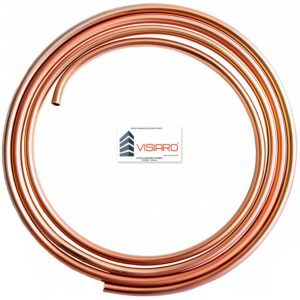 Round Soft Copper Tube, 3mtr, Outer Dia 1/4 inch