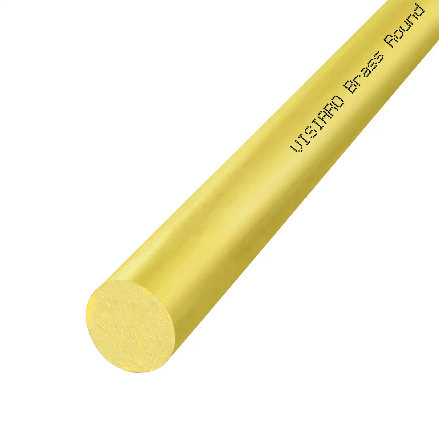 VISIARO - Hard Brass Round Bar Rod, 1ft, Outer Dia 25 mm