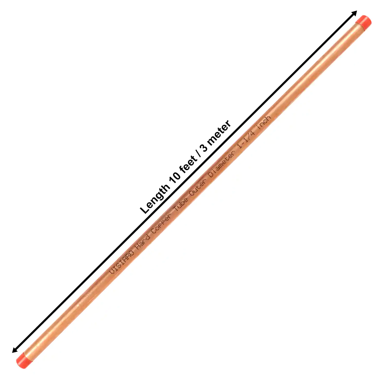 Hard Copper Tube Straight Pipe OD 6/7/8/9/10/11/12/14/16/20/22/25